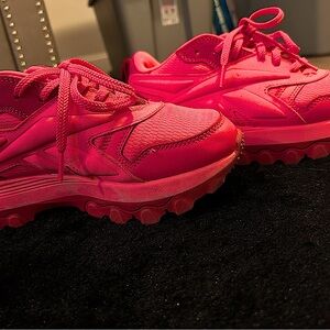 Cardi B pink reeboks like new could pass as new women’s 8